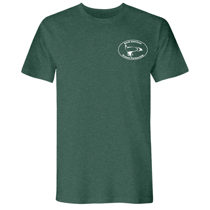 Mens Small Heather Forest Green Style_T-Shirt