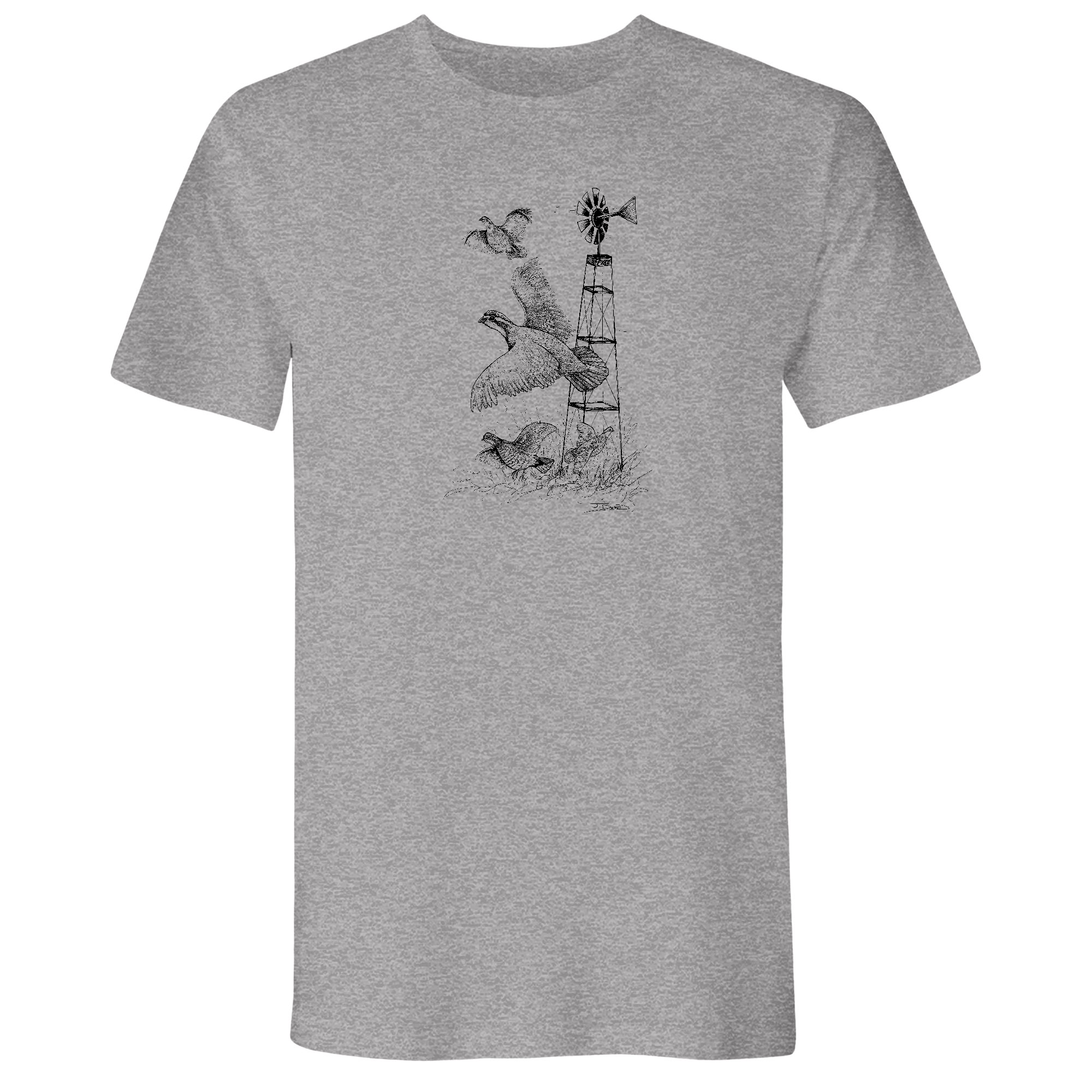 Mens 3X-Large Dark Heather Gray Style_T-Shirt