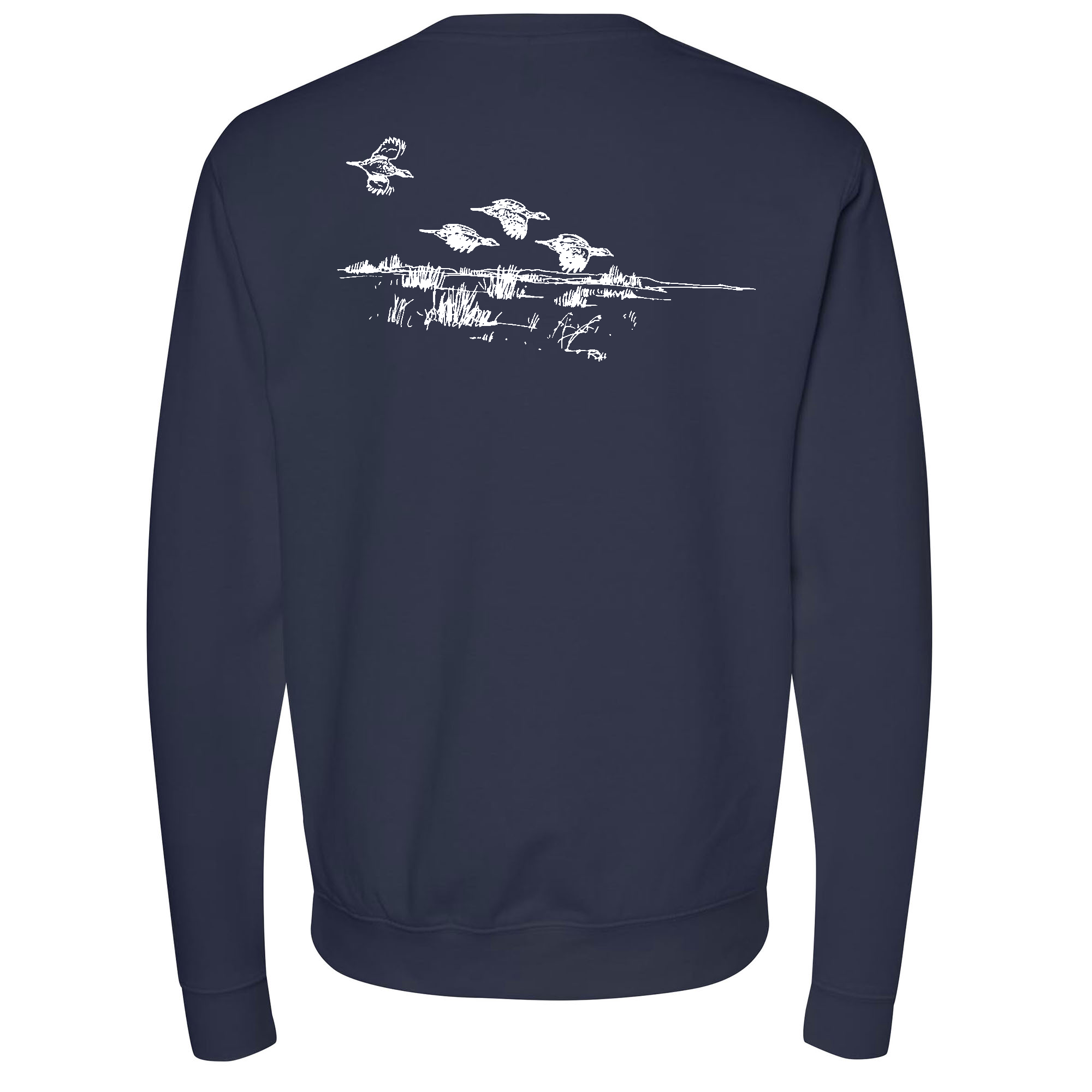 Mens Medium Classic Navy Heather Style_Sweatshirt