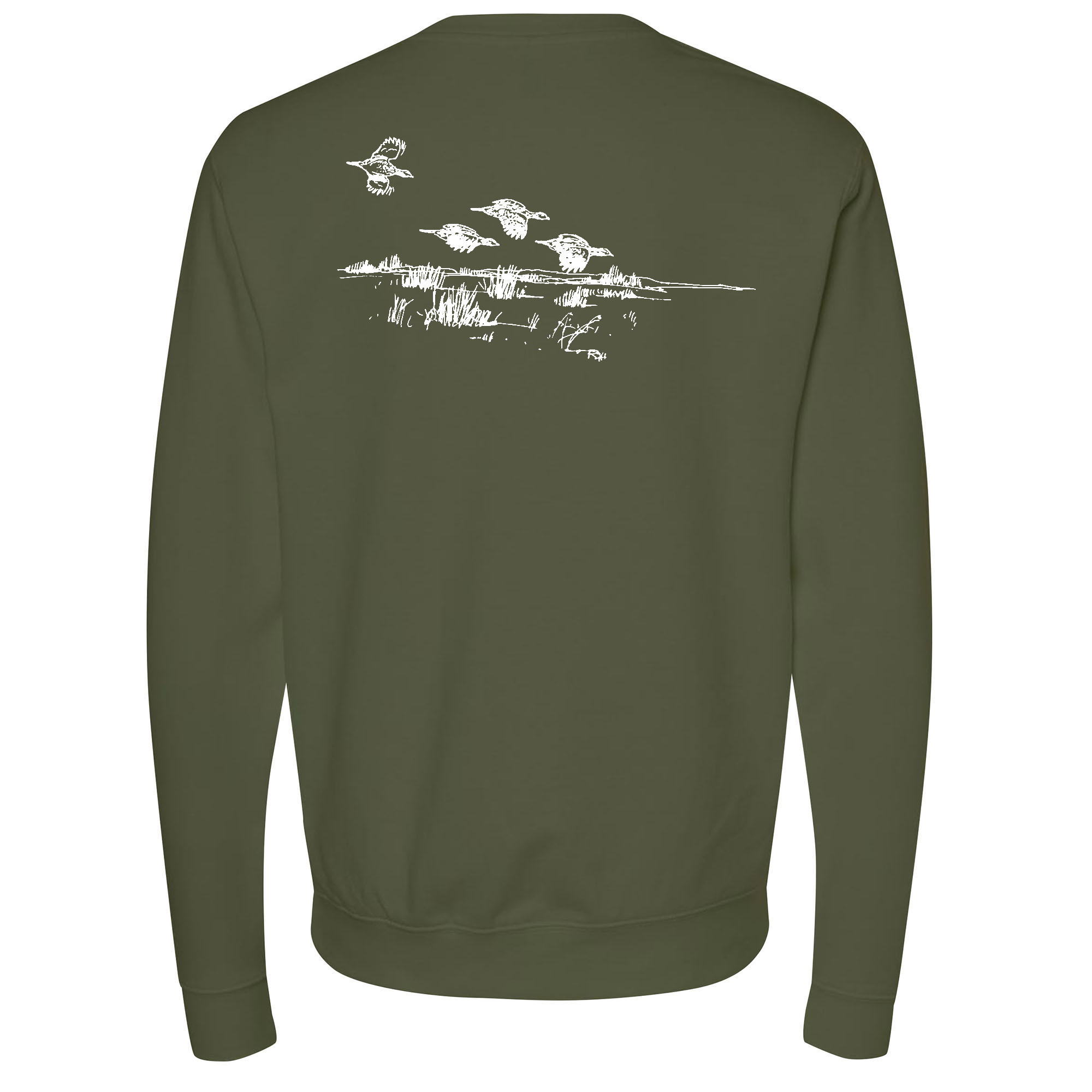 Mens Medium Army Style_Sweatshirt