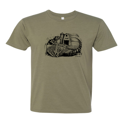 Mens 2X-Large LIGHT_OLIVE T-Shirt