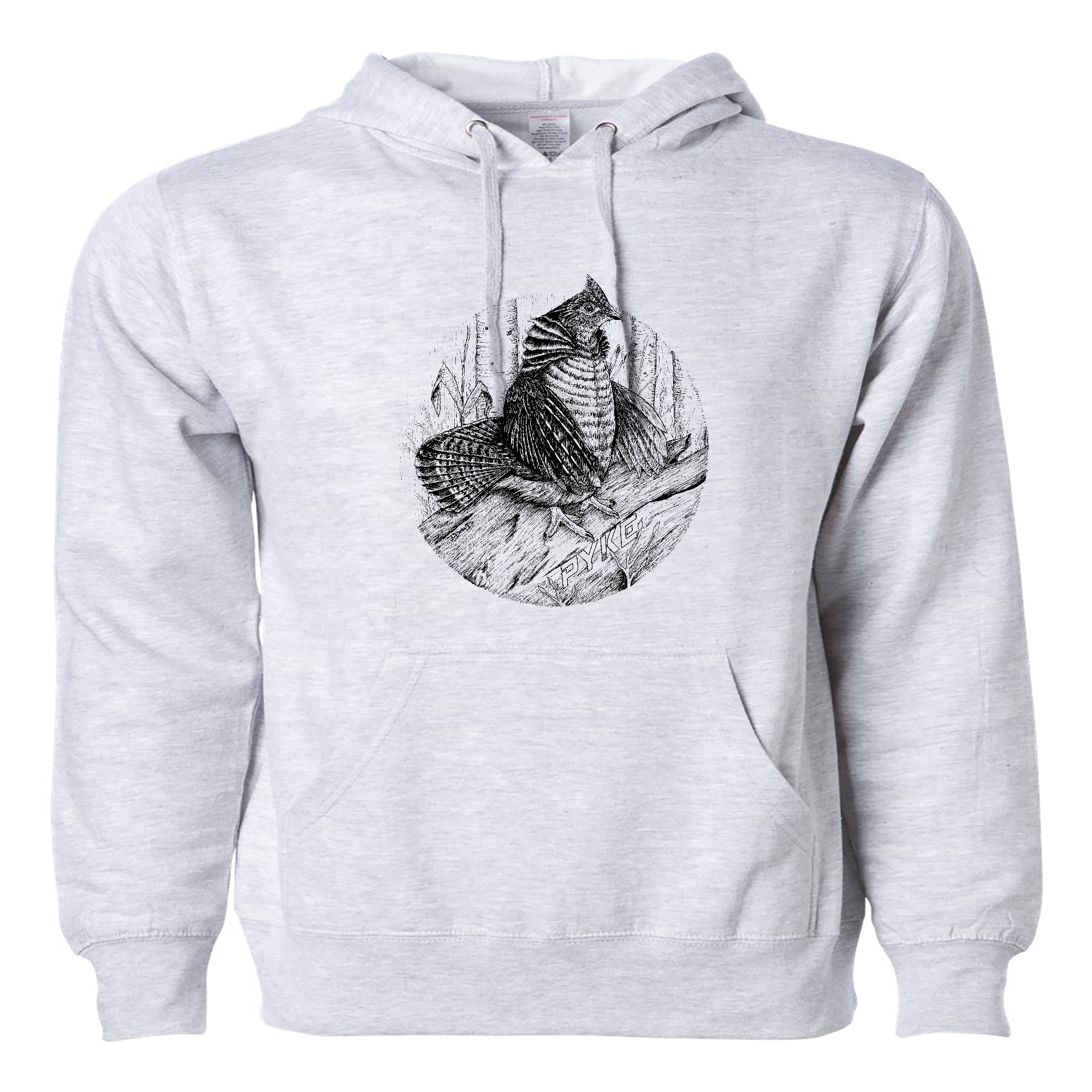 Mens 2X-Large GREY_HEATHER Hoodie