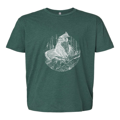 Mens 2X-Large HEATHER_FOREST_GREEN T-Shirt