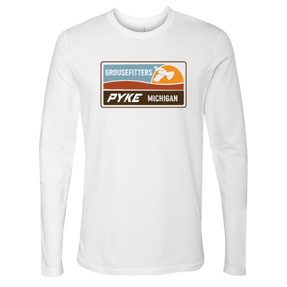 Unisex 3X-Large WHITE Fine Jersey Long Sleeve Tee