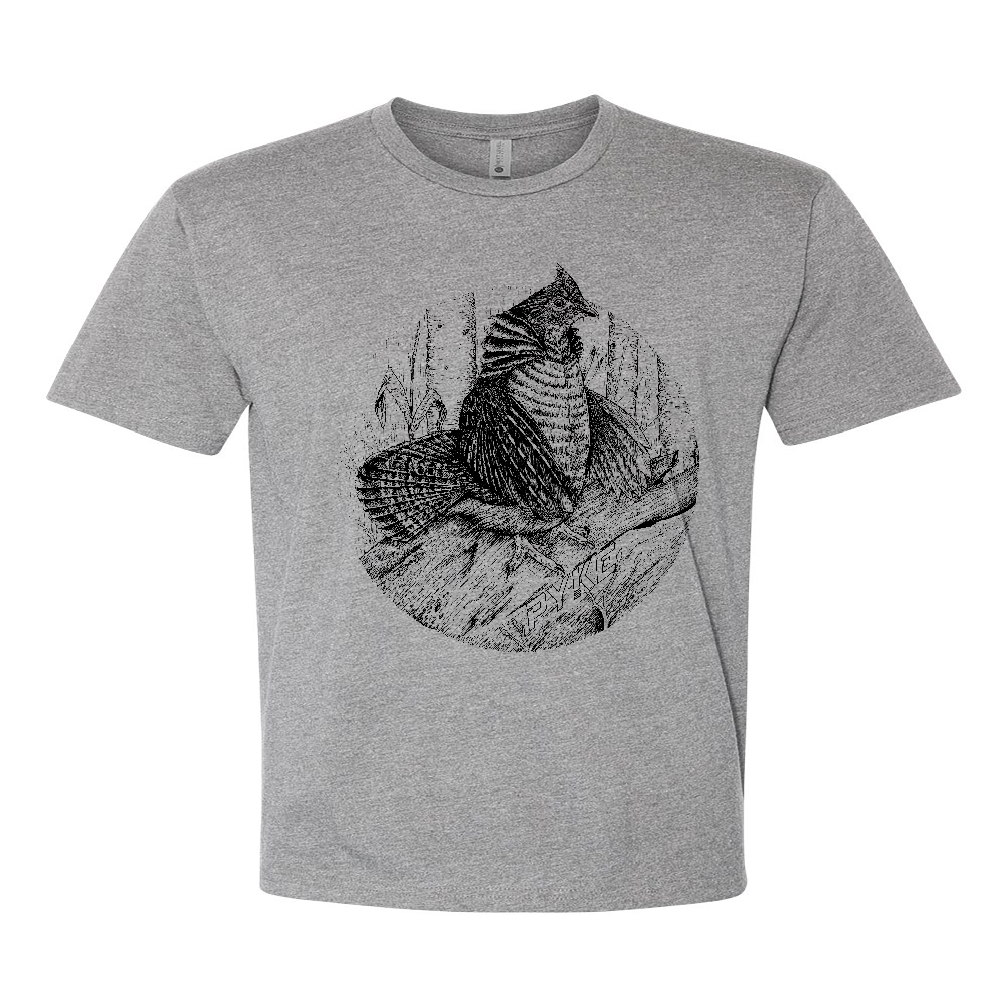 Mens 2X-Large DARK_HEATHER_GRAY T-Shirt